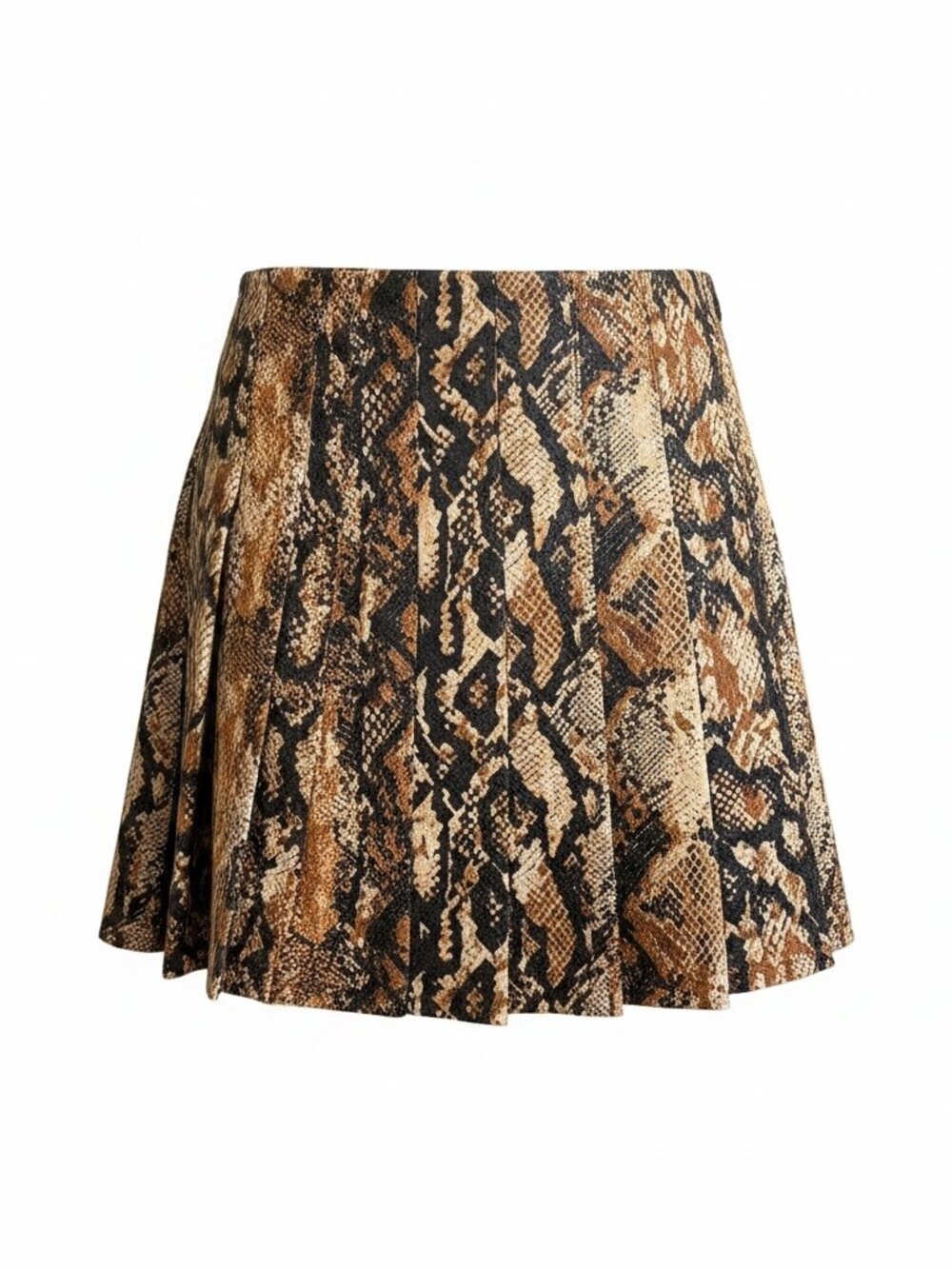 Alice & Olivia Snakeskin Skirt